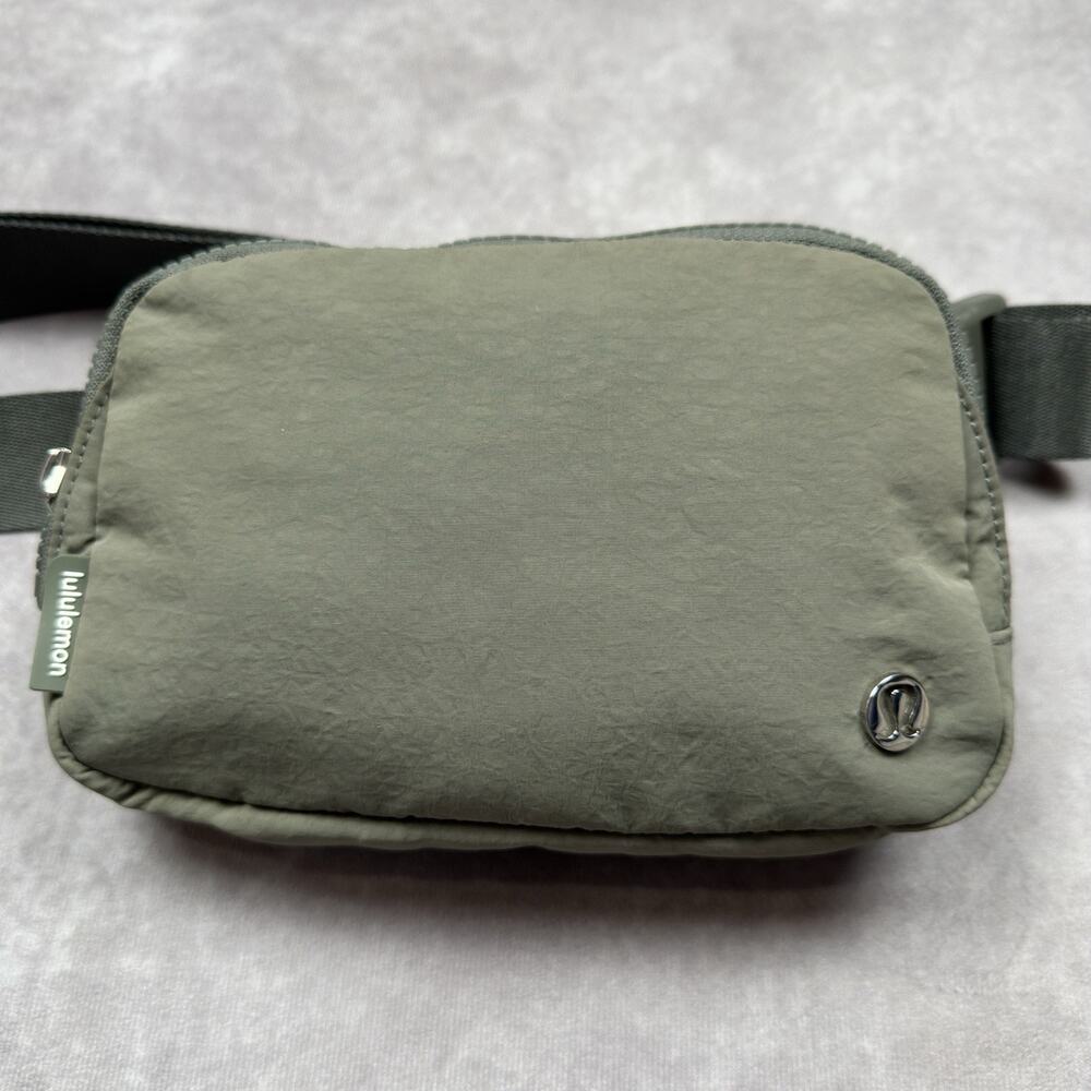 Lululemon Everywhere Belt Bag 1L Grey Sage Green Crossbody Fanny Pack O/S